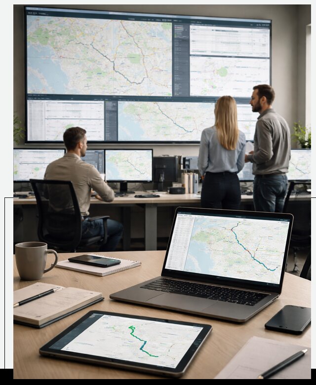 Трекинг грузов и Fleet Management, мониторинг автопарка в Феодосии