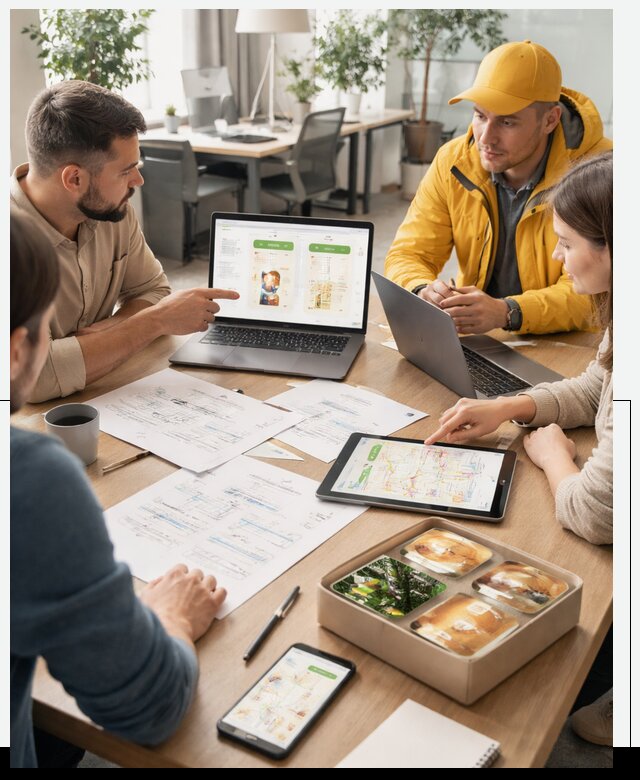 Разработка агрегатора доставки еды в Феодосии от 15237 р., АвикейФдс