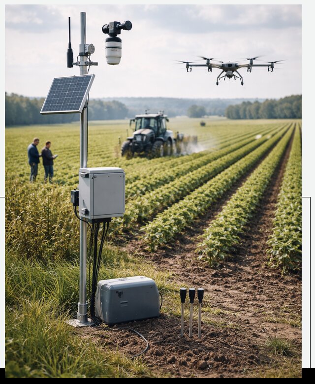 Разработка IoT мониторинга полей в Феодосии от 8634 р. | АвикейФдс